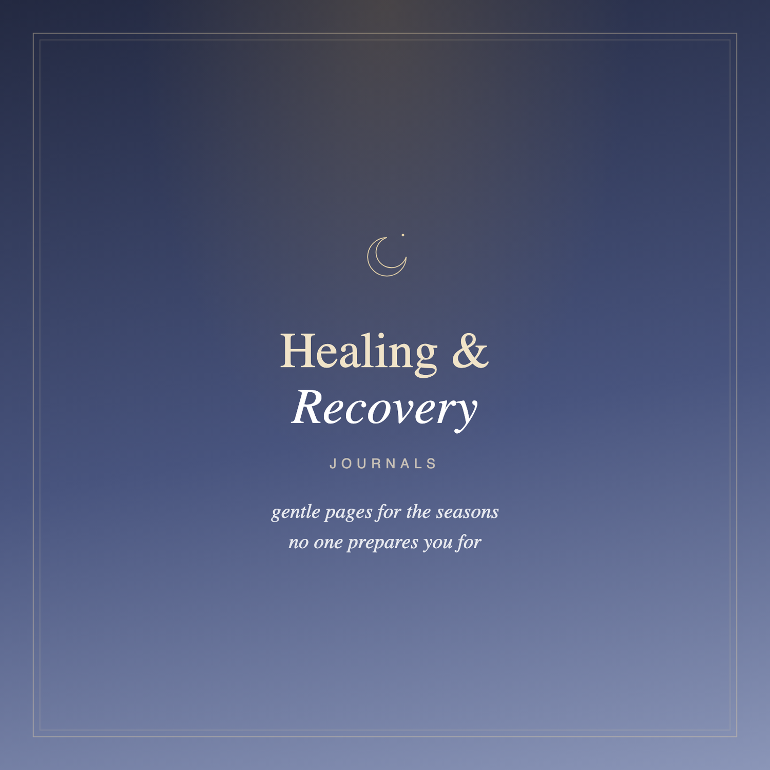 Healing and recovery journals — printable journals for grief, trauma, postpartum and starting over