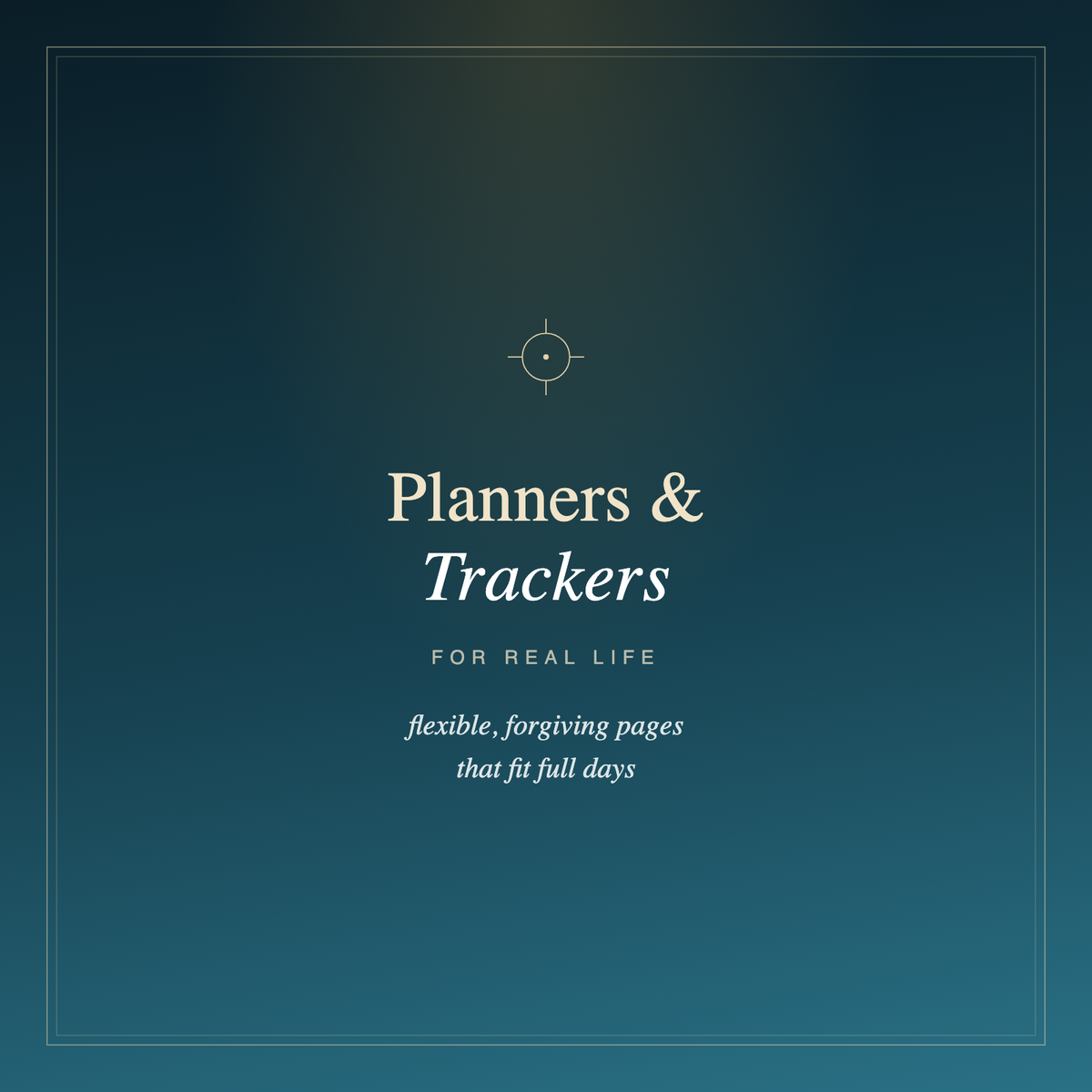 Printable planners and habit trackers for wellness, goals and everyday life