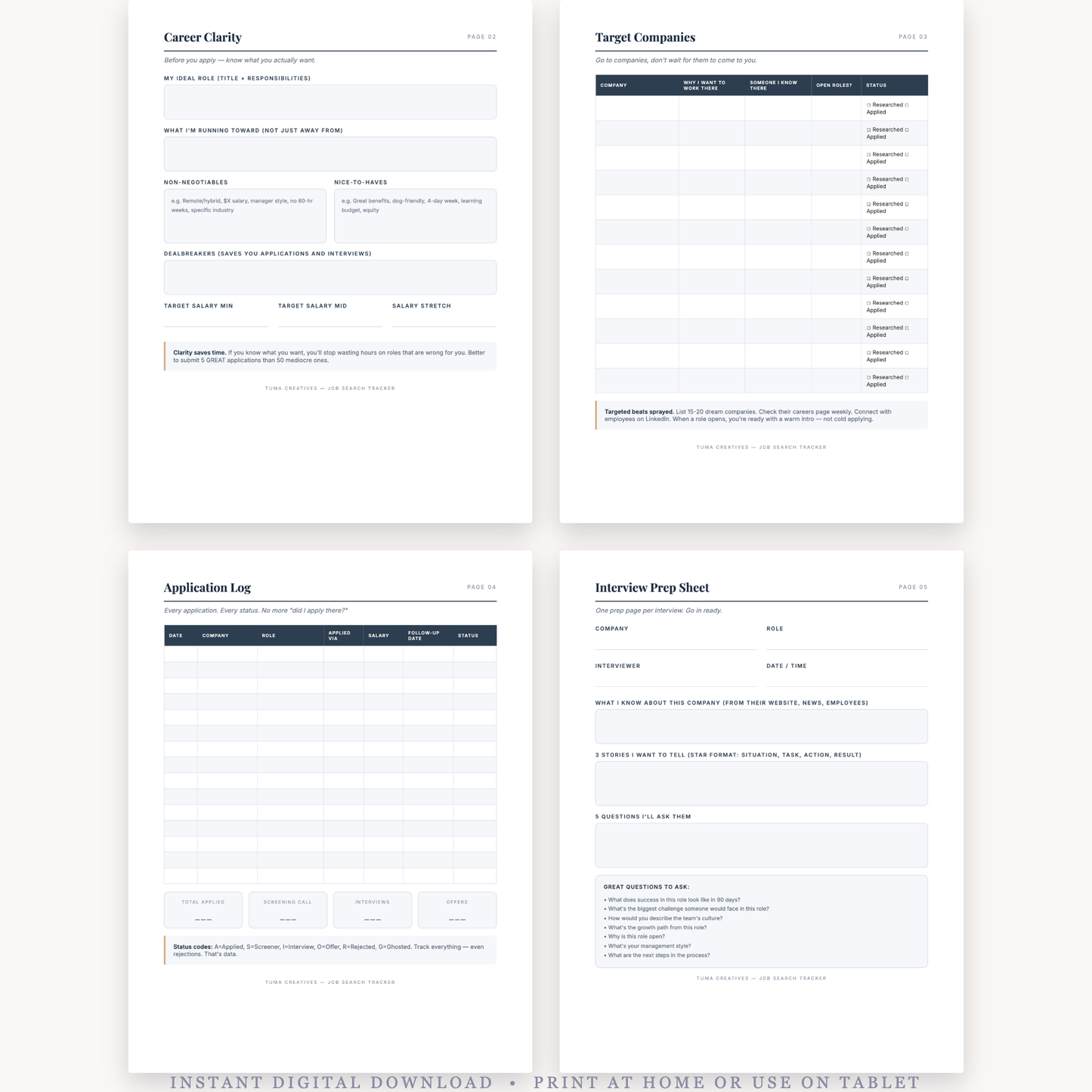 Job Search Tracker