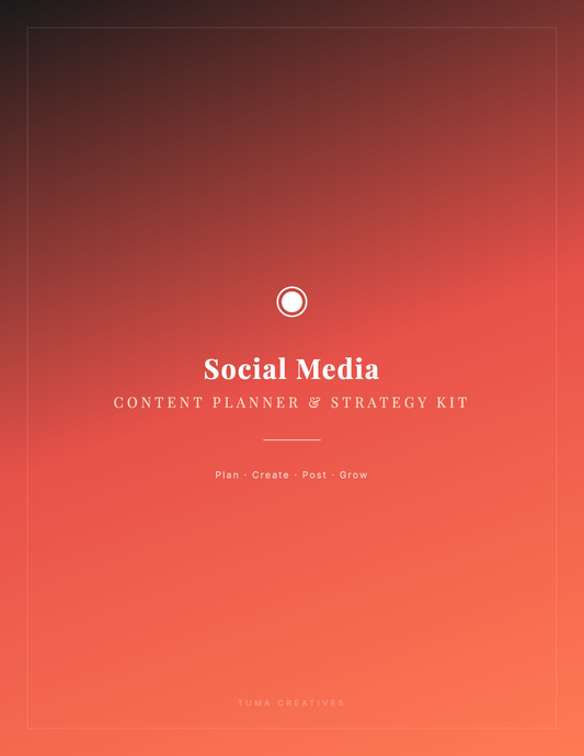 Social Media Content Planner & Strategy Kit