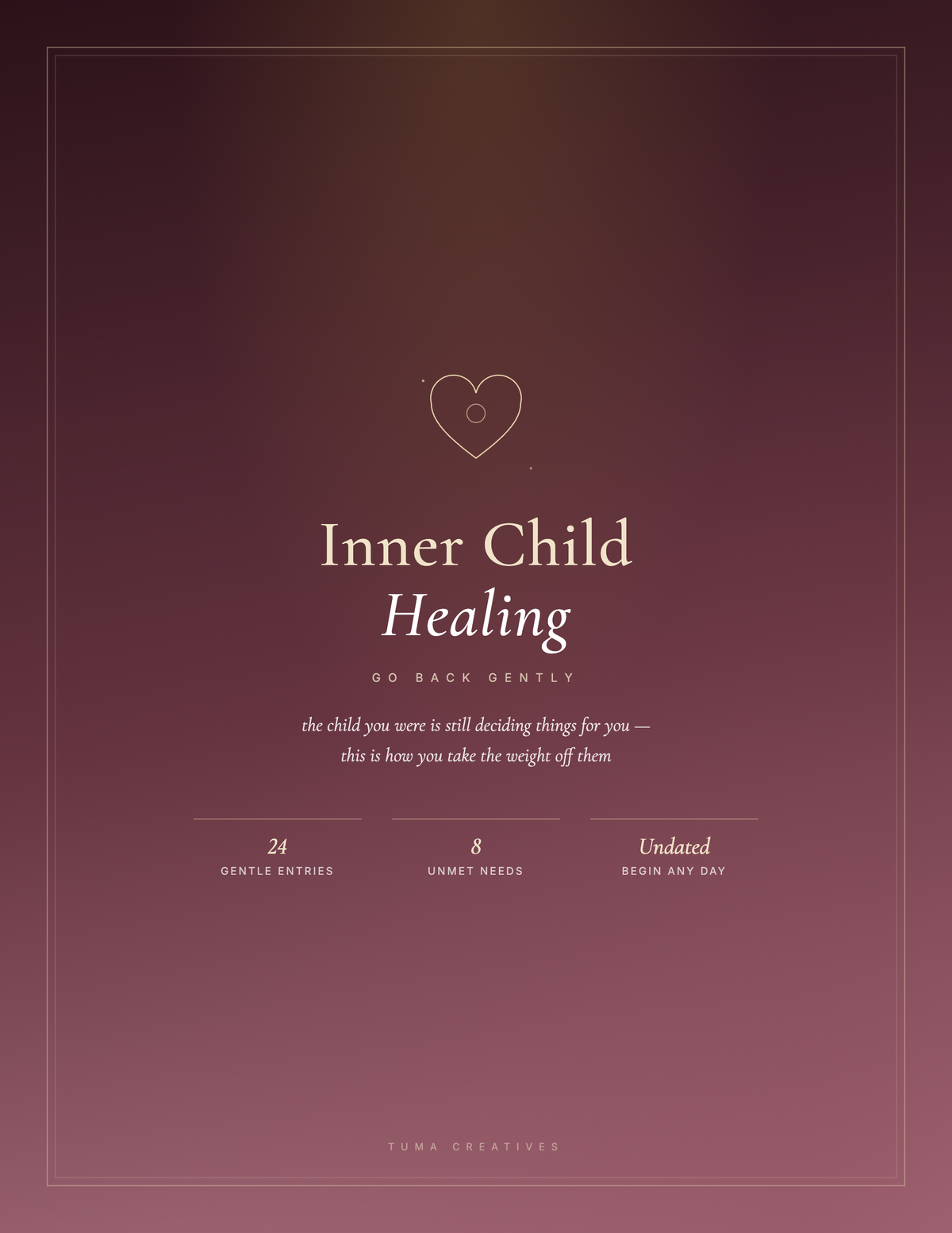 Inner Child Healing Journal — cover
