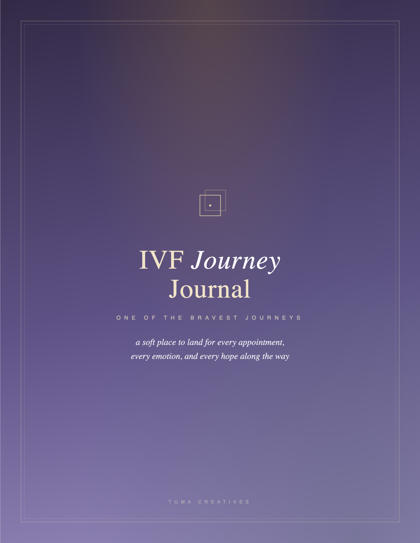 IVF Journey Journal — Cover