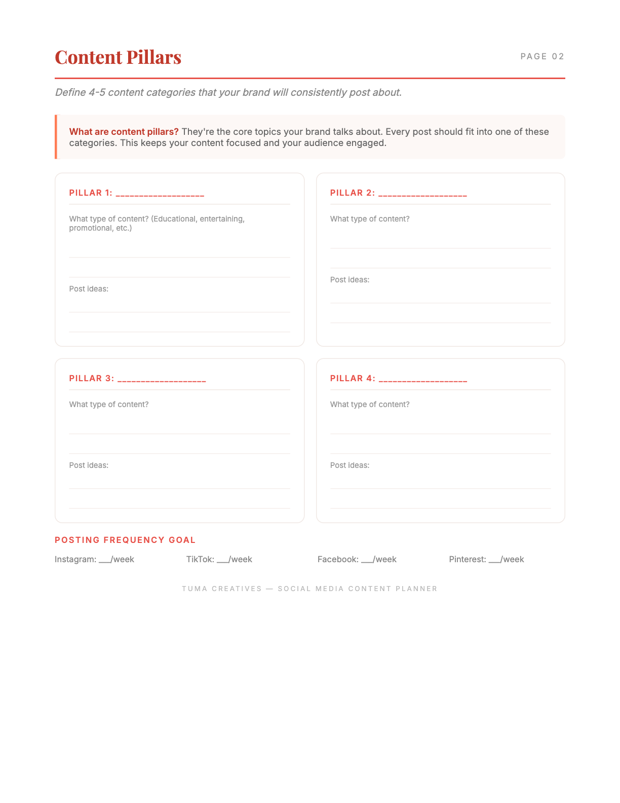 Social Media Content Planner & Strategy Kit