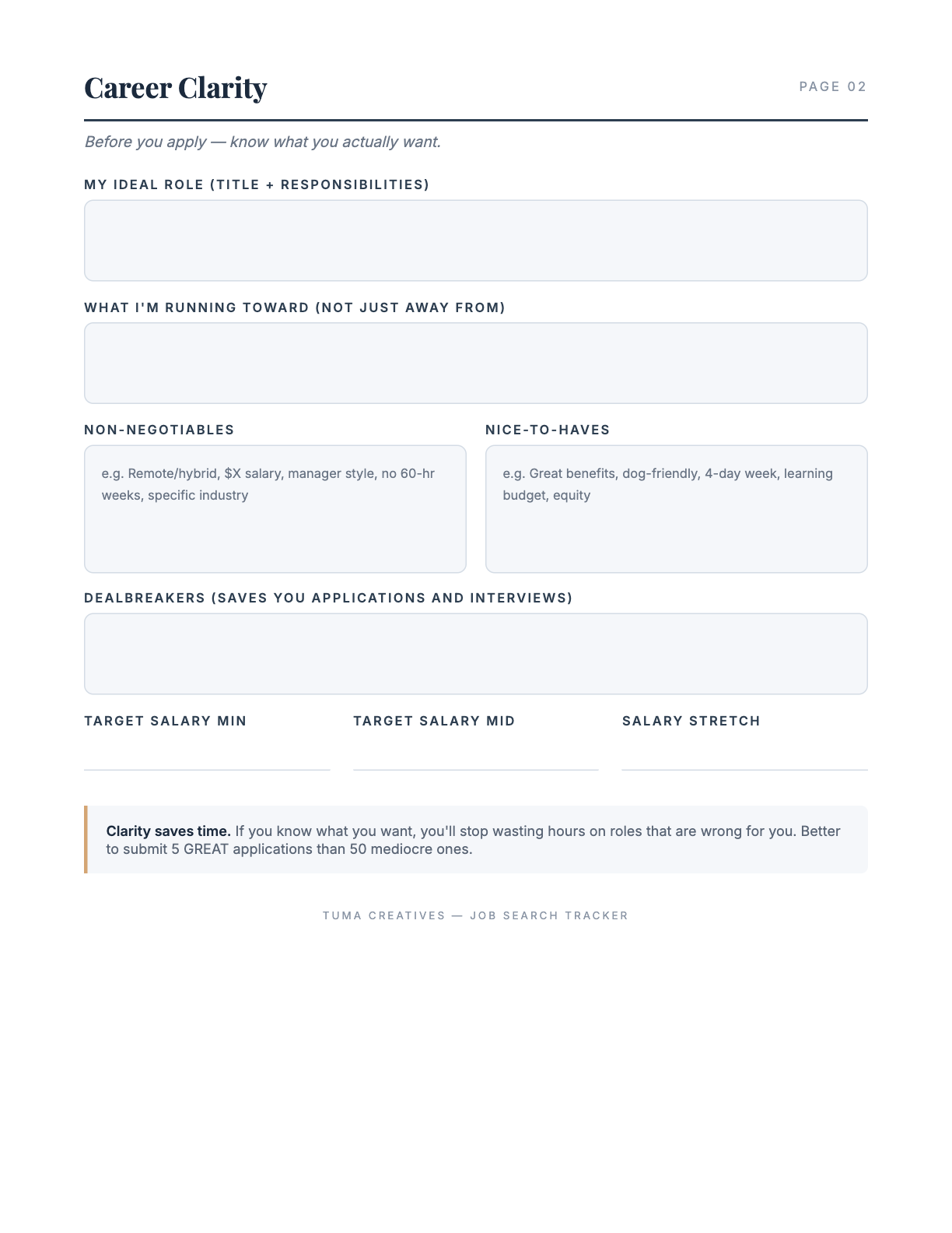 Job Search Tracker
