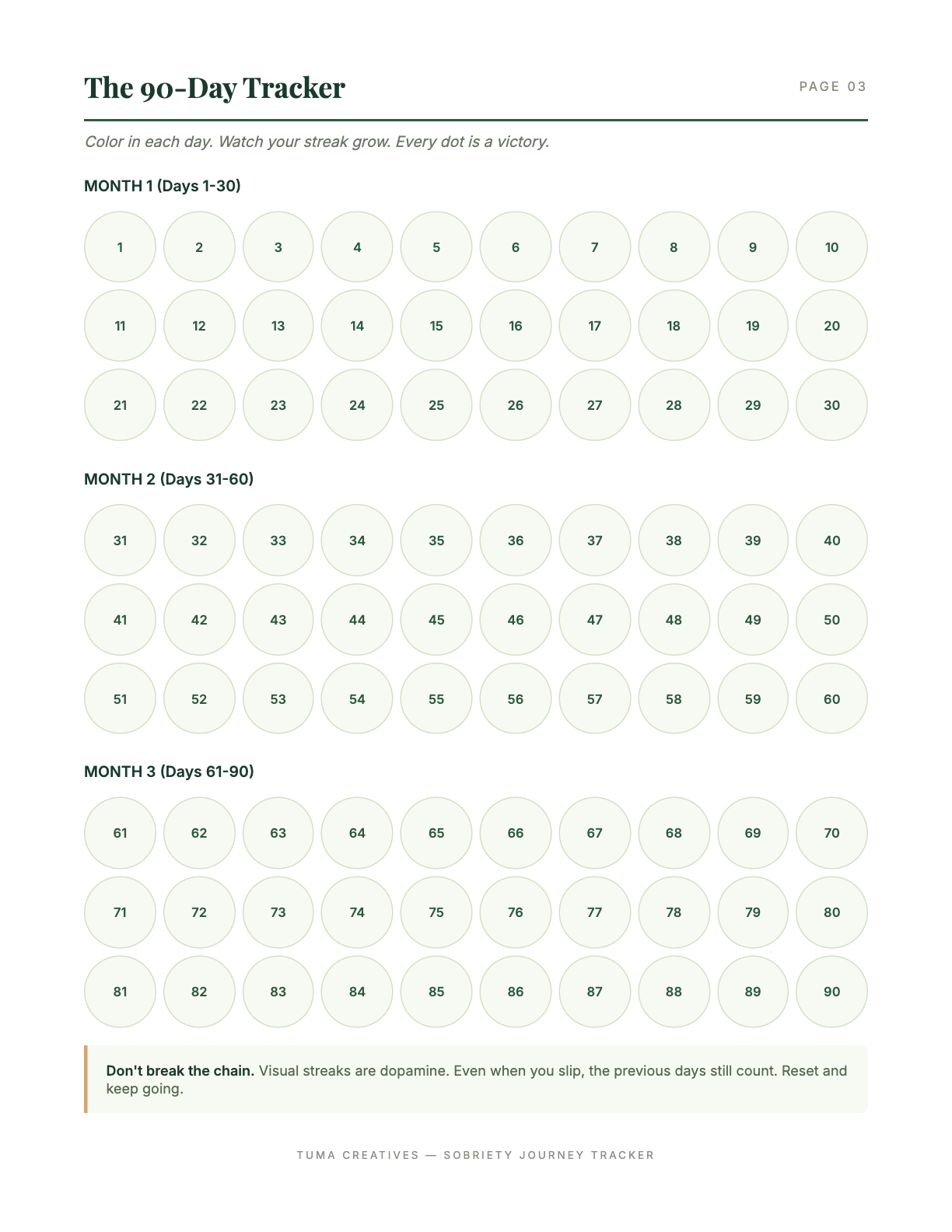 Sobriety Recovery Tracker