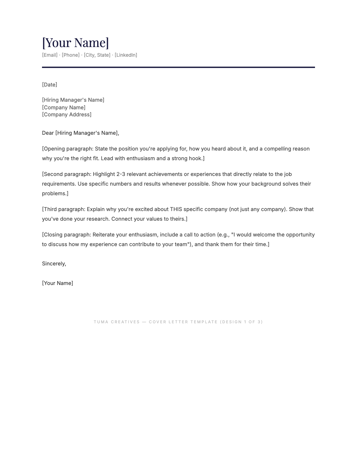 Resume & Cover Letter Template Bundle