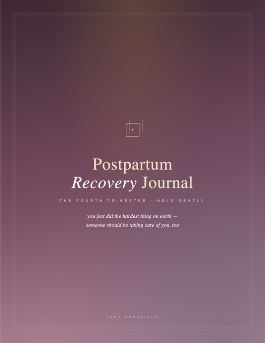Postpartum Recovery Journal — Cover