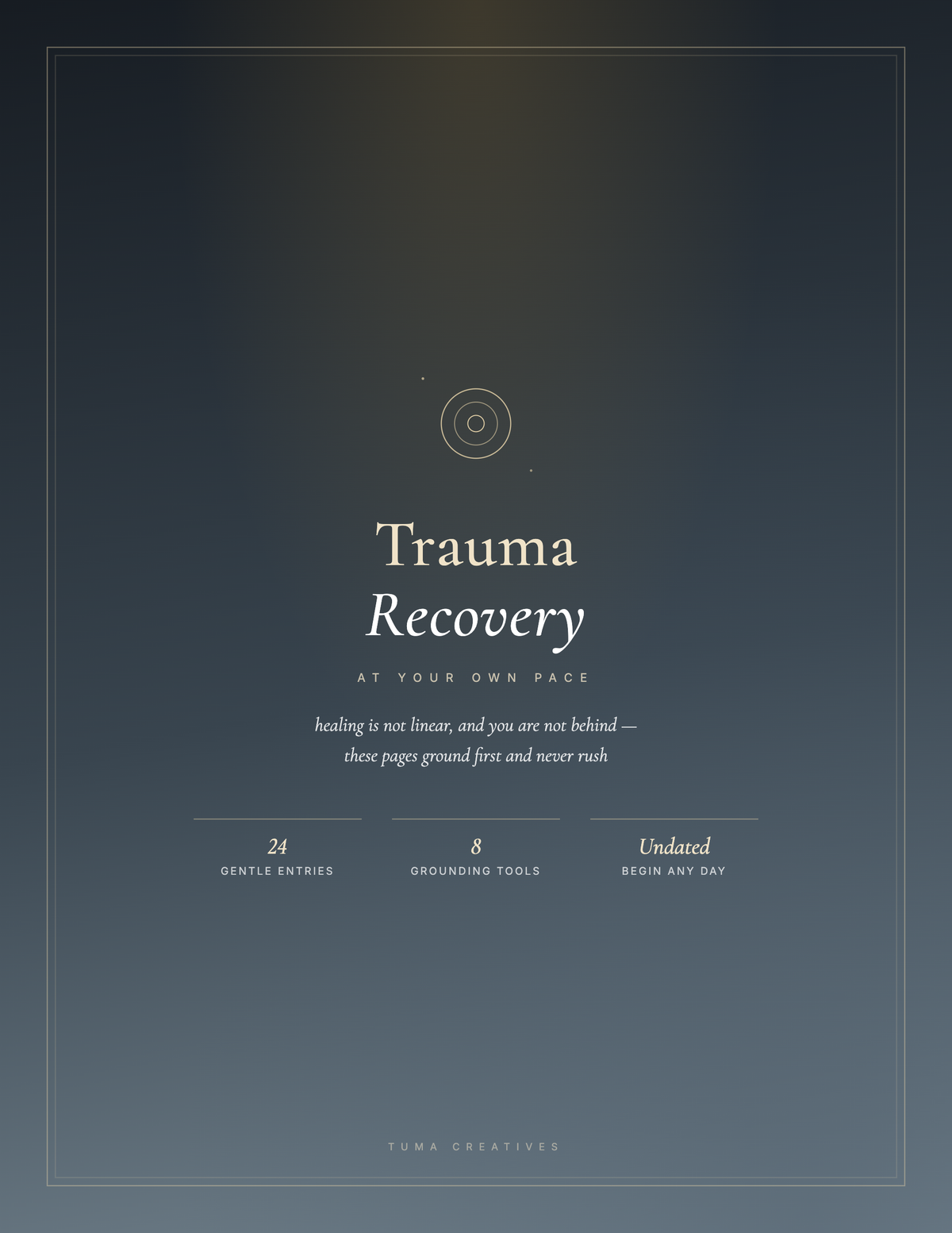 Trauma Recovery Journal — cover