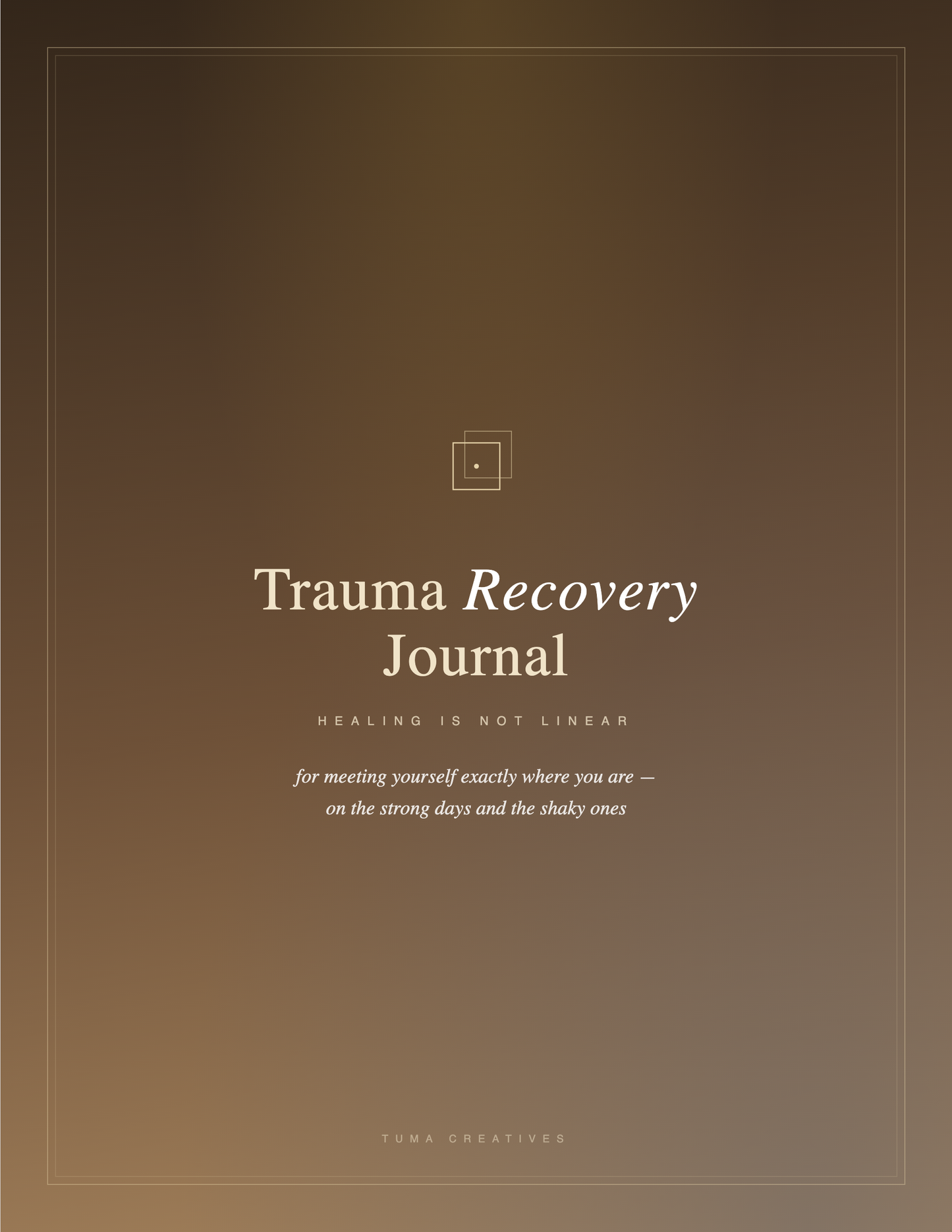 Trauma Recovery Journal — Cover