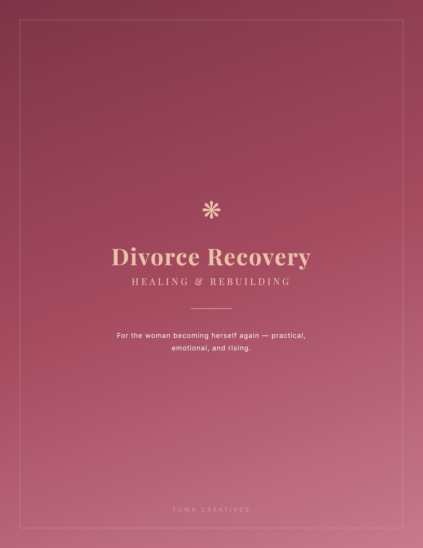Divorce Recovery Planner