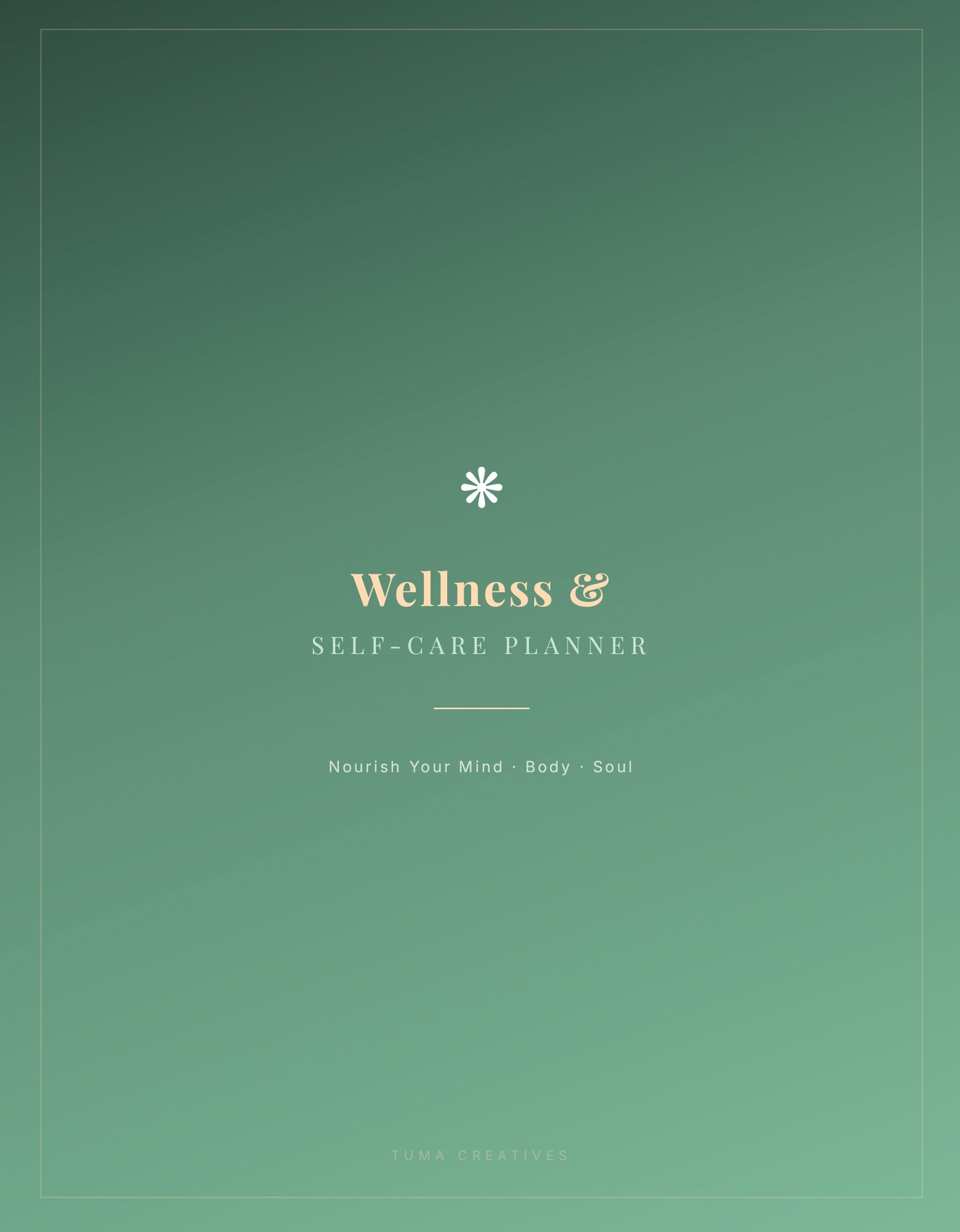 Wellness & Self-Care Planner