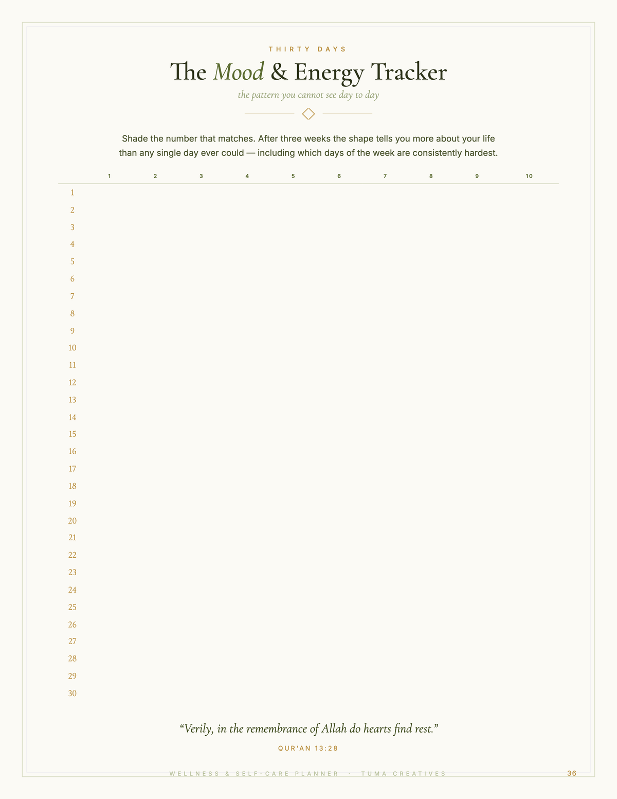 Wellness & Self-Care Planner — guides